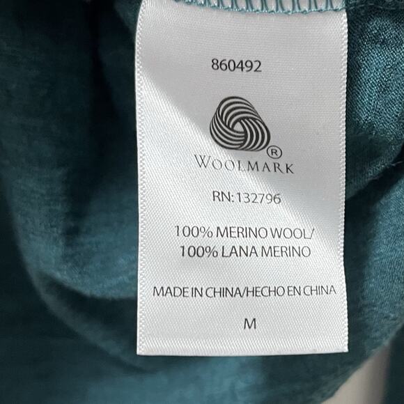 Segments Performance Merino Wool Base Layer Top Size M Blue Outdoor Womens - Picture 5 of 5